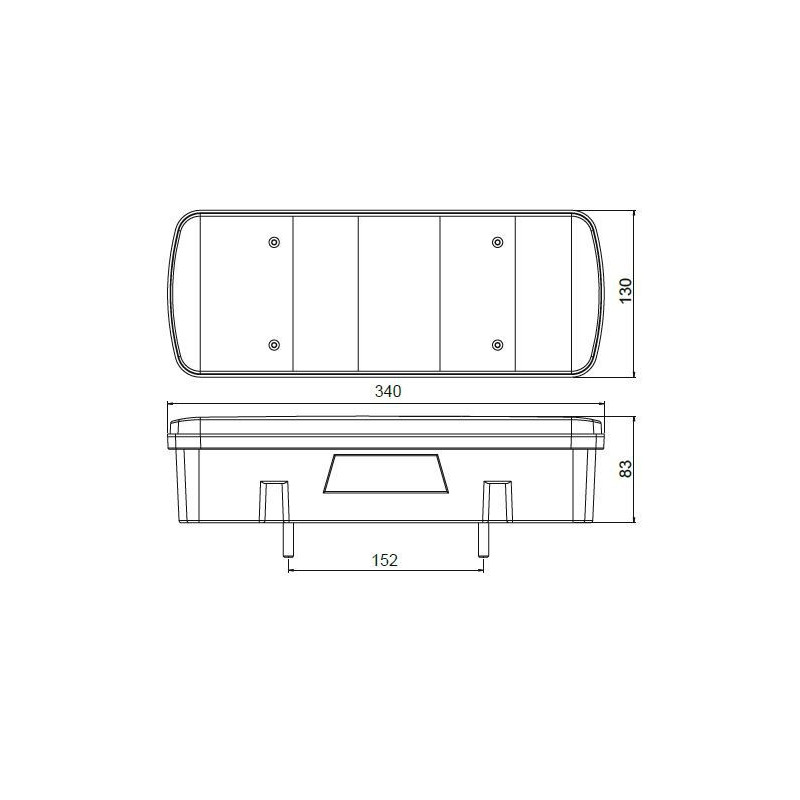 Стоп МЕРЦЕДЕС Атего с букса (2004...) RH