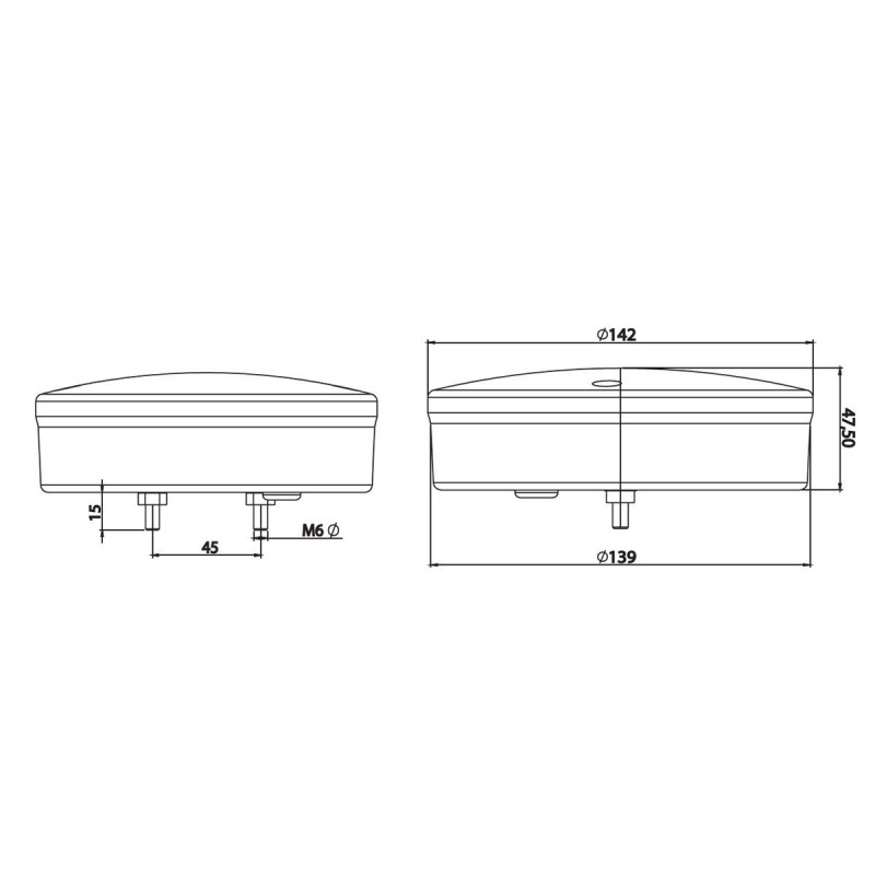 Стоп LED 24V Unistar-II