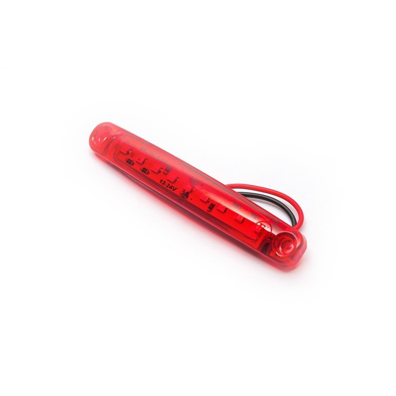 Габарит червен 9 LED FR0176K 12-24V 98mm