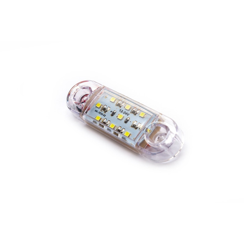 Габарит бял 9 LED FR0174B  12-24V 84mm