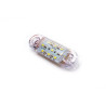 Габарит бял 9 LED FR0174B  12-24V 84mm