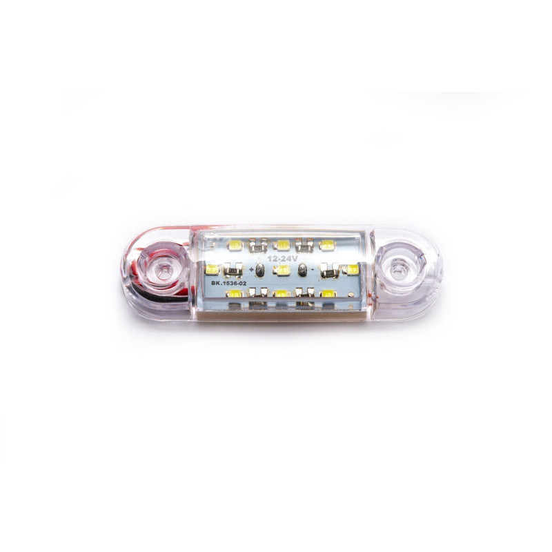 Габарит бял 9 LED FR0174B  12-24V 84mm