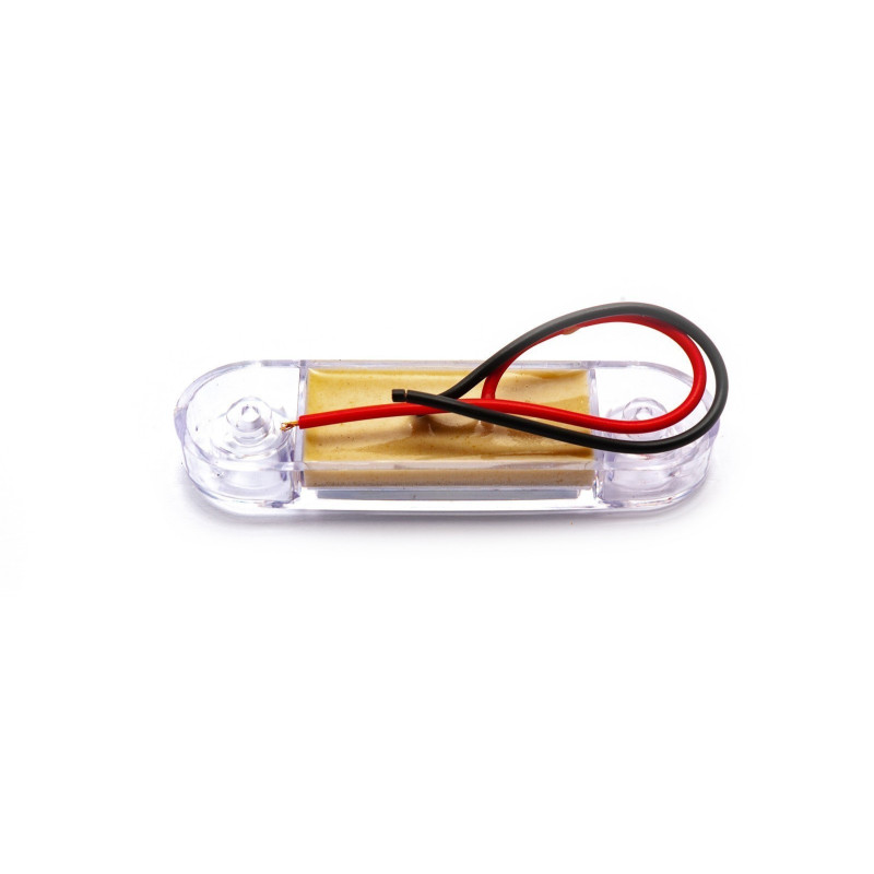 Габарит бял 9 LED FR0174B  12-24V 84mm