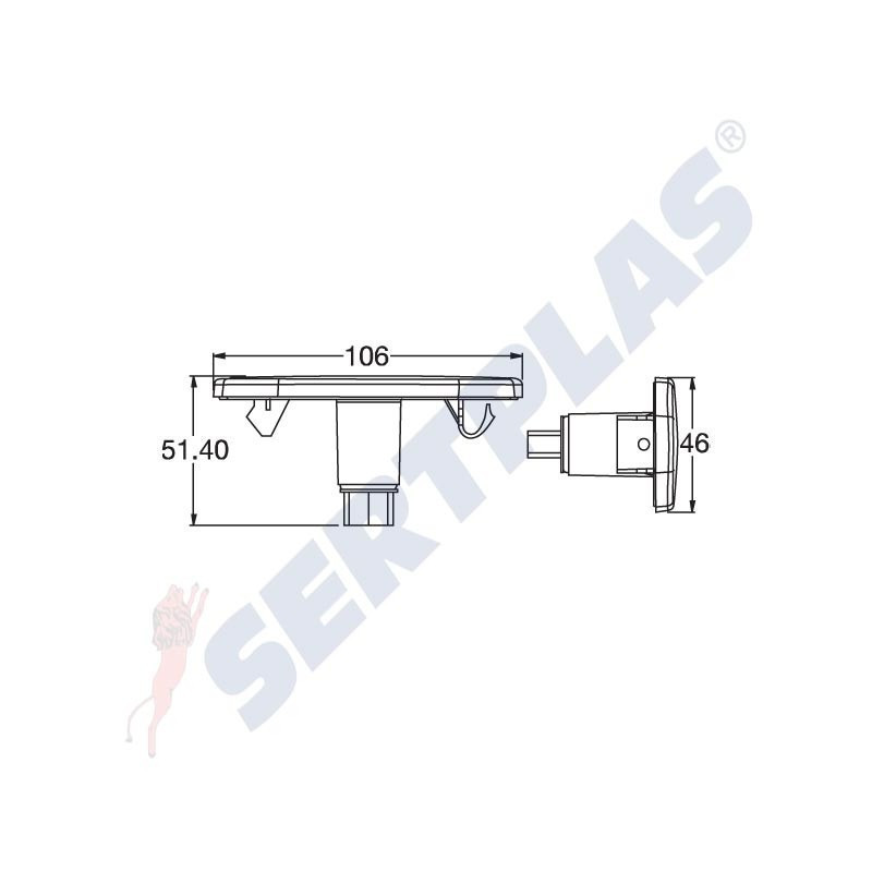 Габарит жълт Mercedes Sprinter 0242LUS