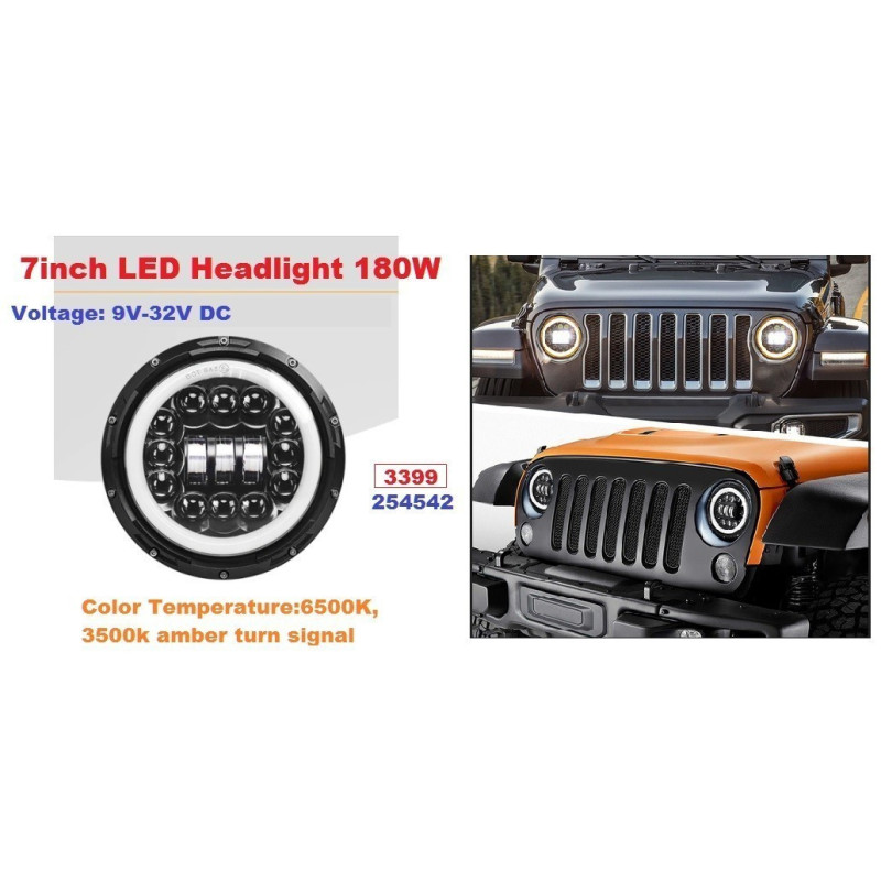 Фар преден,LED за мотор,джип 254542