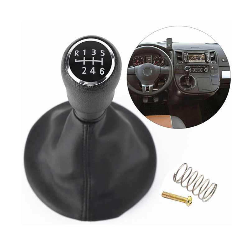 Топка за скоростен лост с маншон за VW Transporter T5, Multivan T5 6 скорости