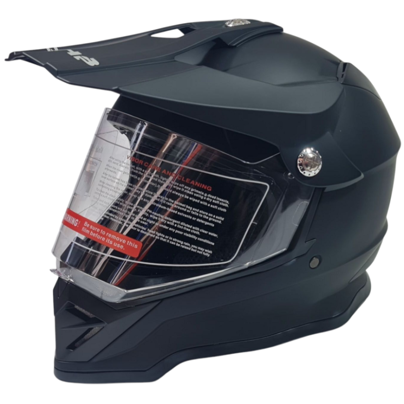 Крос каска за мотор черна, мат L No063