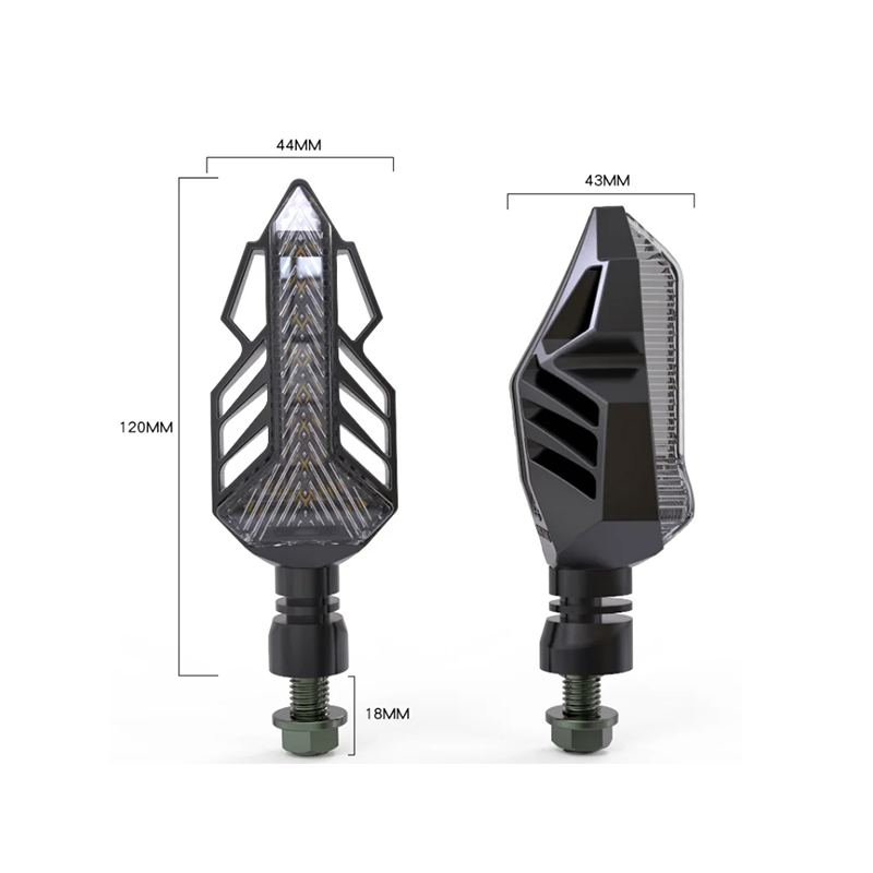 Мигач за мотор с бягаща LED светлина 2бр 33120