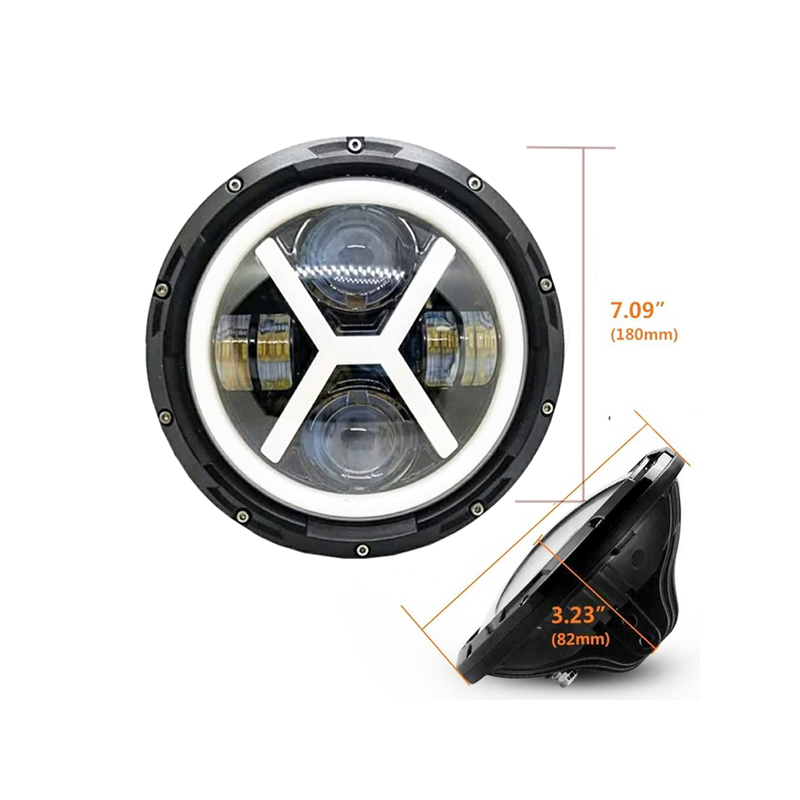 Халоген за мотор,джип 7" LED 3401