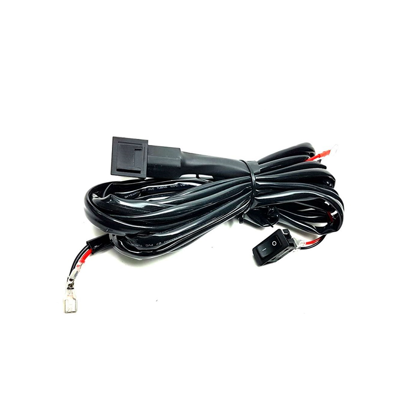 Кабели с реле и ключ за LED фар,бар 8235