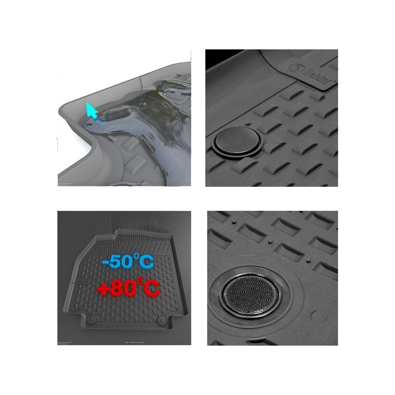 Гумени Стелки Sahler 4D BMW E36 1990-98