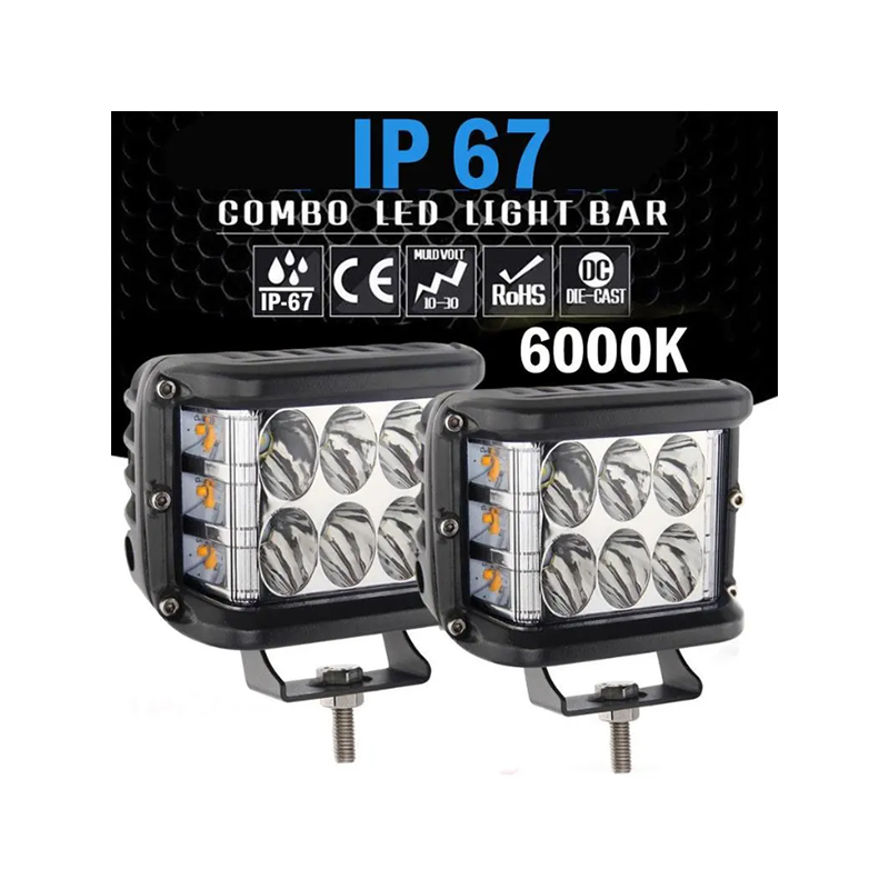 LED бар-халоген с оранжева светлина 36W 8334-3