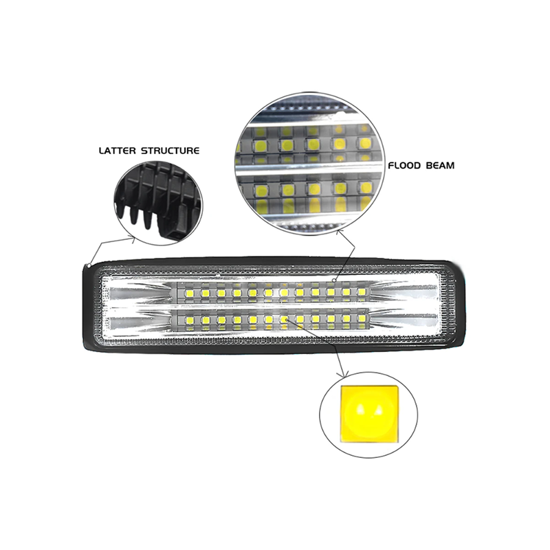 LED бар-халоген 84W 3129