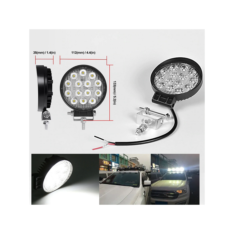 LED бар-халоген 42W 3128