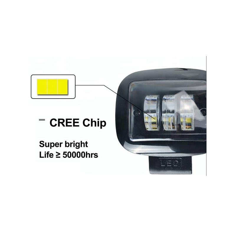 LED бар-халоген,черен 30W 8185