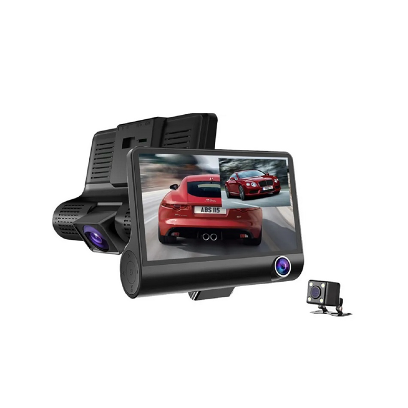 Видеорегистратор с три камери и монитор А-3650