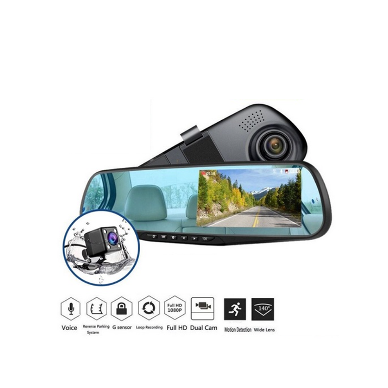 Огледало-видеорегистратор с две камери 3048