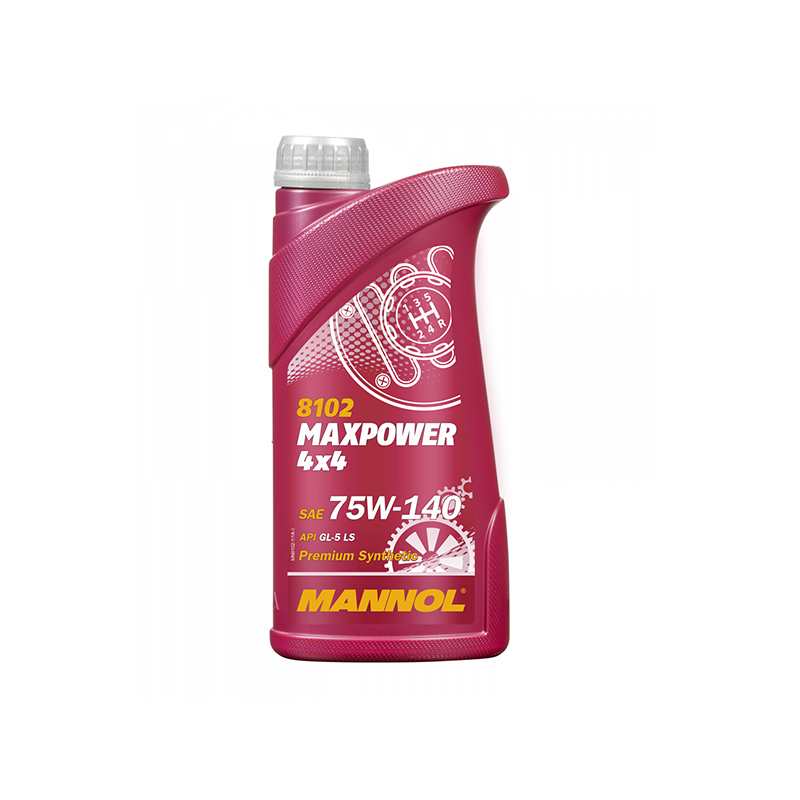 Трансмисионно масло за ръчна скоростна кутия Mannol Maxpower 4x4 75W140 1л