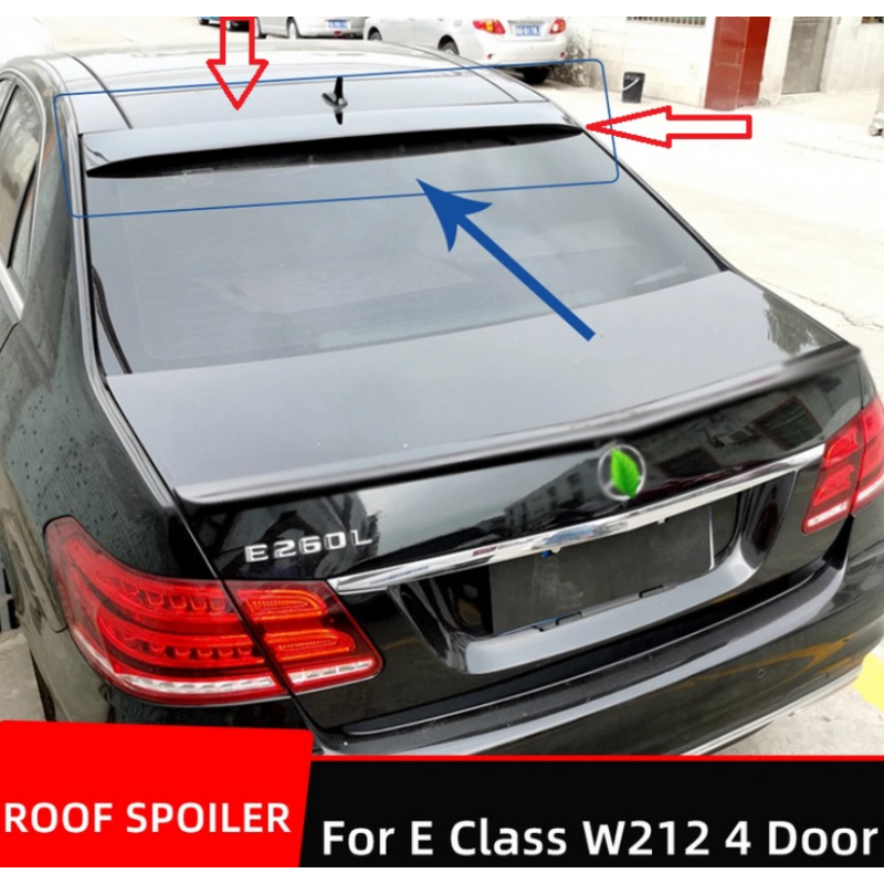 Спойлер за задно стъкло Mercedes E-class W212 Piano Black