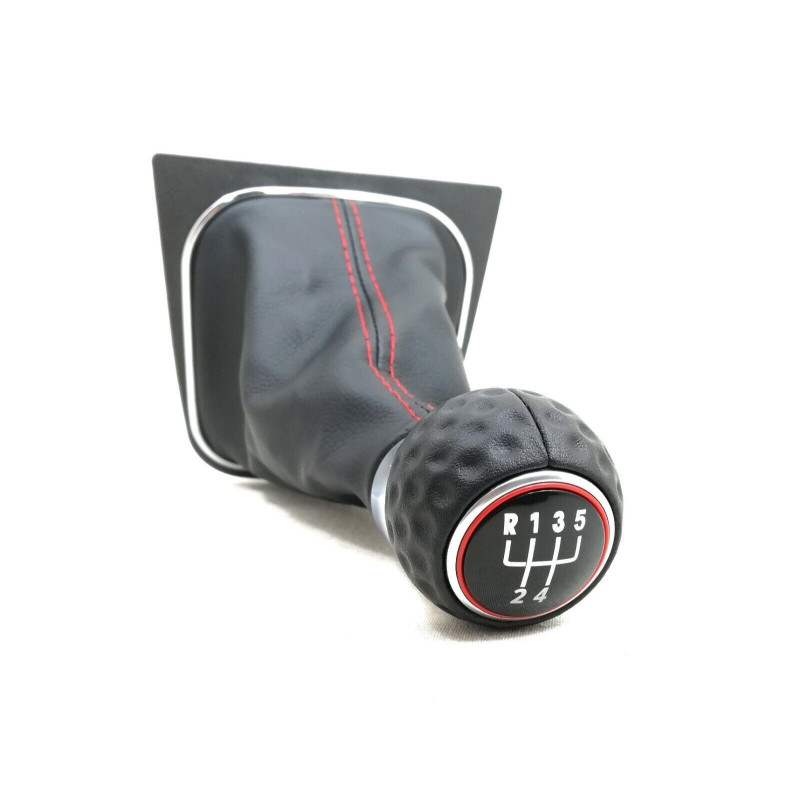 Топка с маншон червен шев 5 скорости Volkswagen Golf MK5,MK6, Jetta, EOS, Scirocco