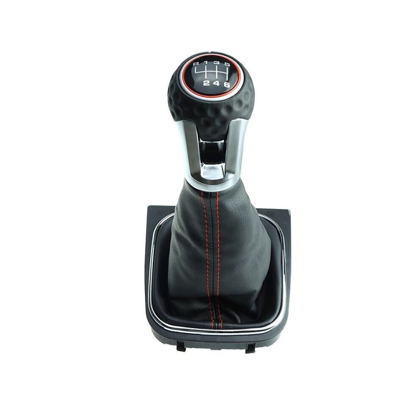 Топка с маншон червен шев 6 скорости Volkswagen Golf MK5,MK6, Jetta, EOS, Scirocco