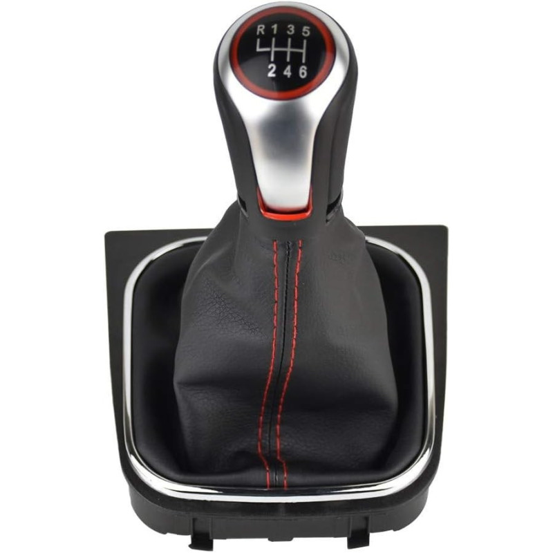 Топка с маншон за скоростен лост 6 скорости за VW Golf MK5,MK6, Jetta, EOS, Scirocco