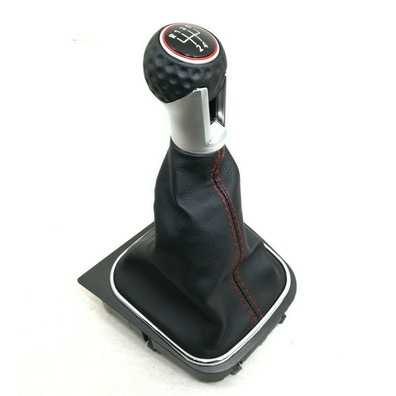 Топка с маншон червен шев 5 скорости Volkswagen Golf MK5,MK6, Jetta, EOS, Scirocco