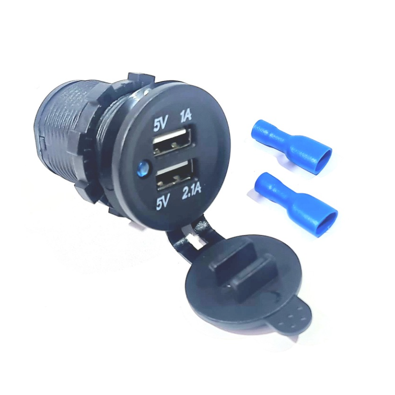 Букса за вграждане с 2 USB порта 7705