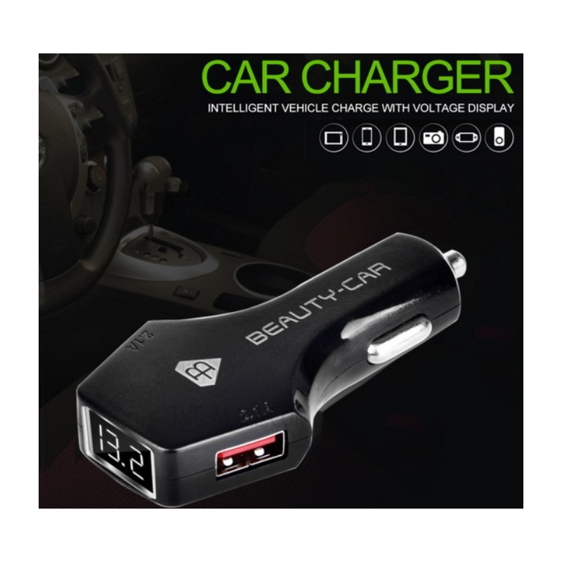 Волтметър за запалка с 2 USB порта за зареждане B-01 4623