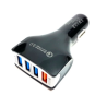 Зарядно за запалка,черно с 4 USB порта 7A 8005