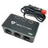 Разклонител за запалка 3-ка с 3 USB порта 89411-5