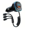 Трансмитер за запалка и зарядно с 3 кабела C31