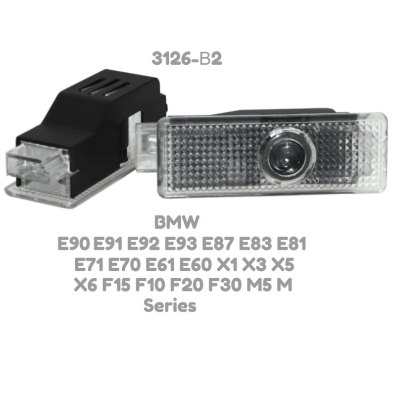 LED Плафон за врати с лого 2бр BM-PMC-B2- BMW