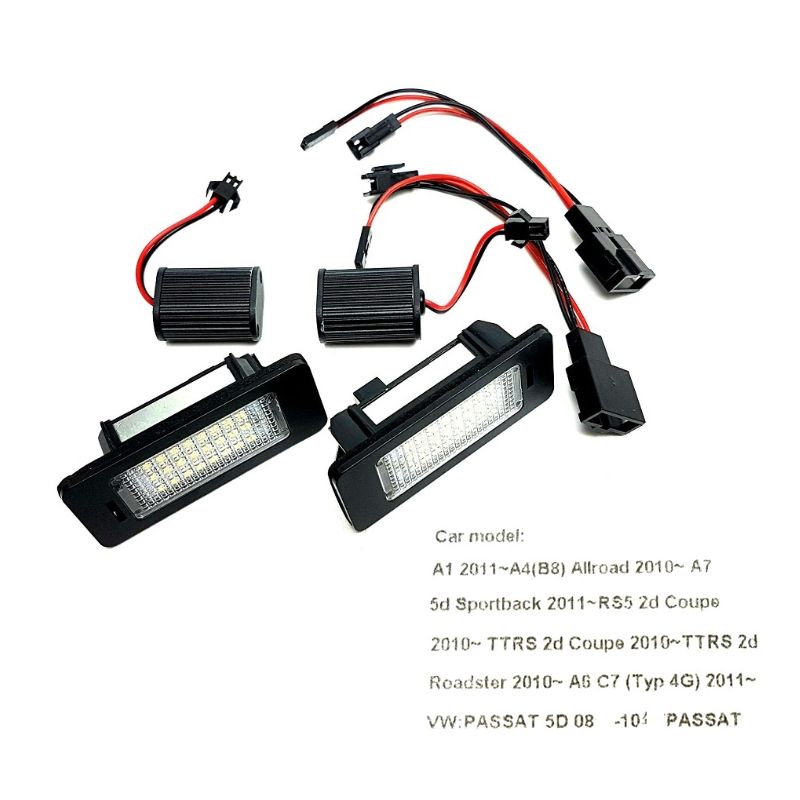 LED Плафон за регистрационен номер Audi,VW 8629-4