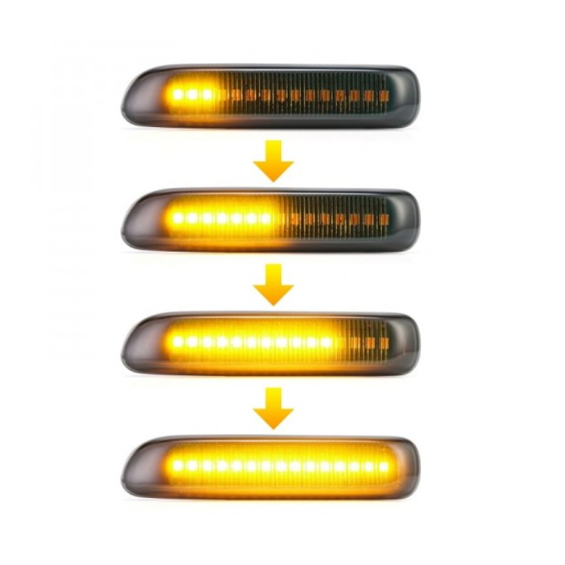 LED мигач за калник с бягаща светлина 2бр за BMW E46