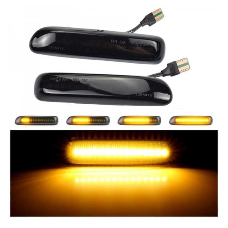 LED мигач за калник с бягаща светлина 2бр за BMW E46