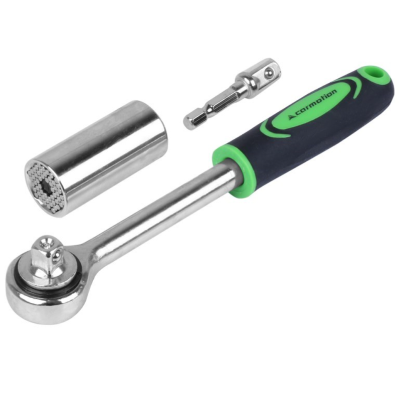 Тресчотка с универсален накрайник 7-19mm Carmotion Poland 58024