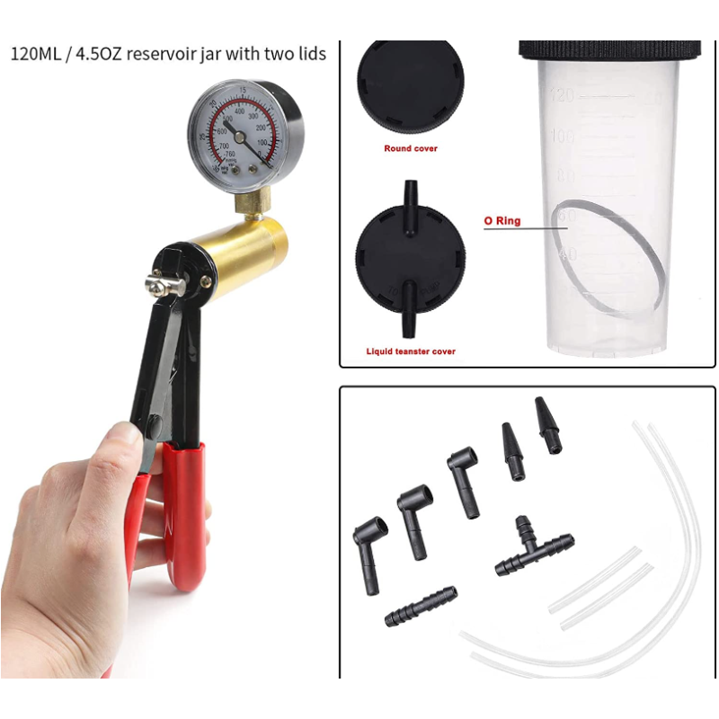 Ръчен тестер за помпа с вакуумен пистолет 2 в 1 за смяна на обезвъздушител на спирачките XC 9004