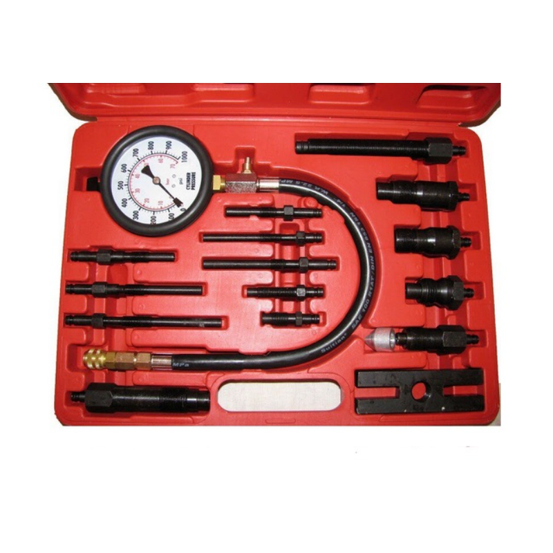 Тестер за компресия на дизелови двигатели 13 части