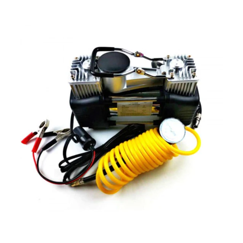 Въздушен компресор с ремонтен авариен комплект за гуми YT202