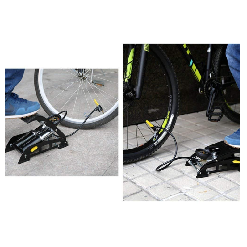 Помпа за колела,крачна,двубутална 3344