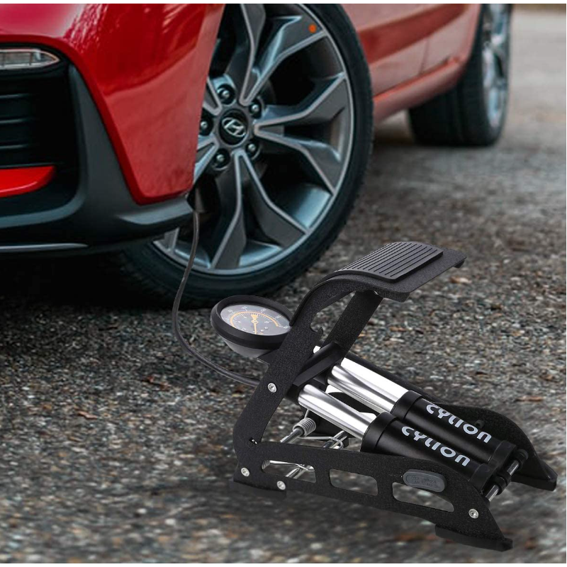 Помпа за колела,крачна,двубутална 3344