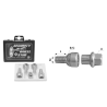 Секретни болтове за джанти 115 Mercedes, VW L20-M12x1.5R