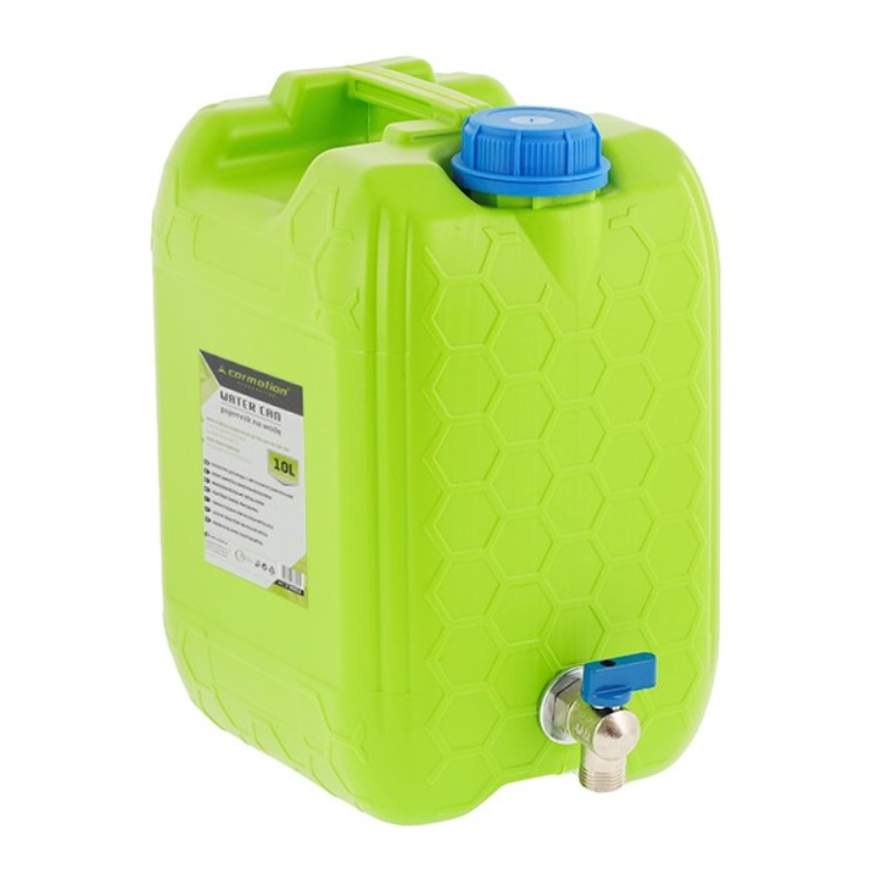 Туба за гориво с кранче,зелена 10л. Carmotion Poland 63800