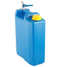 Туба за гориво с кранче,синя 10л. Carmotion Poland 63815