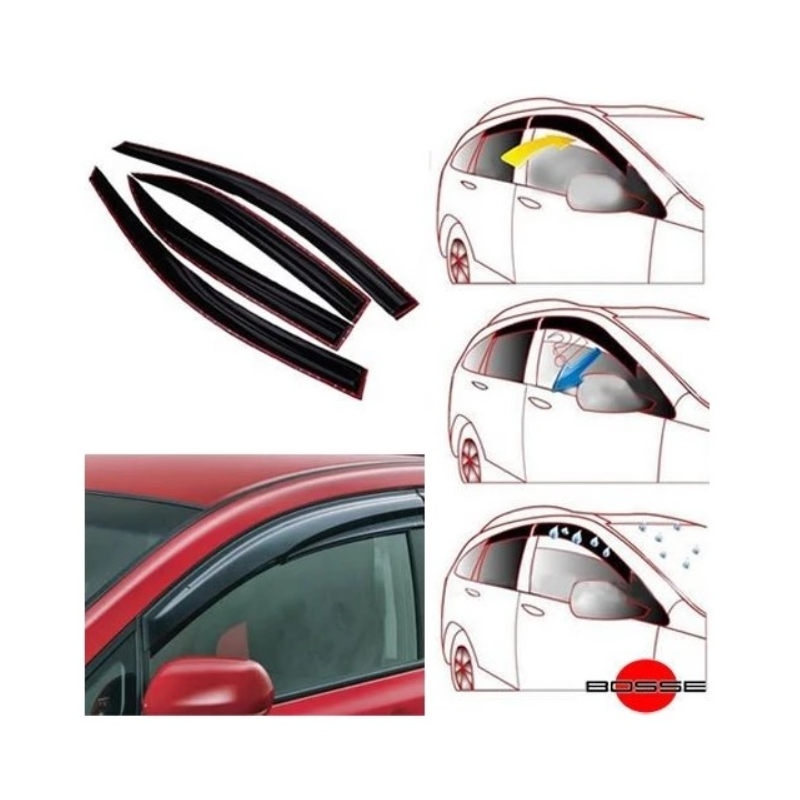 Ветробрани предни и задни Sunplex SP-S-28 Dacia Duster 2010-2016