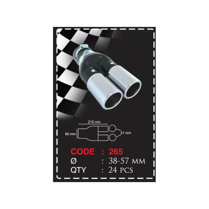 Накрайник за ауспух С-265 Ø38-58мм