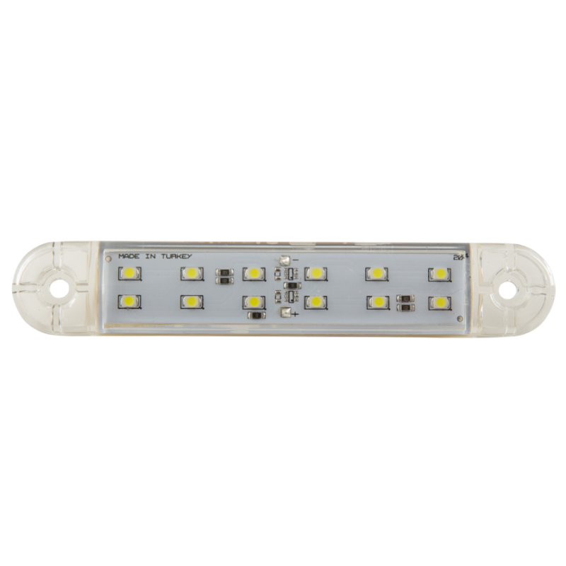 Габарит,бял 12 LED 12-24V 130mm