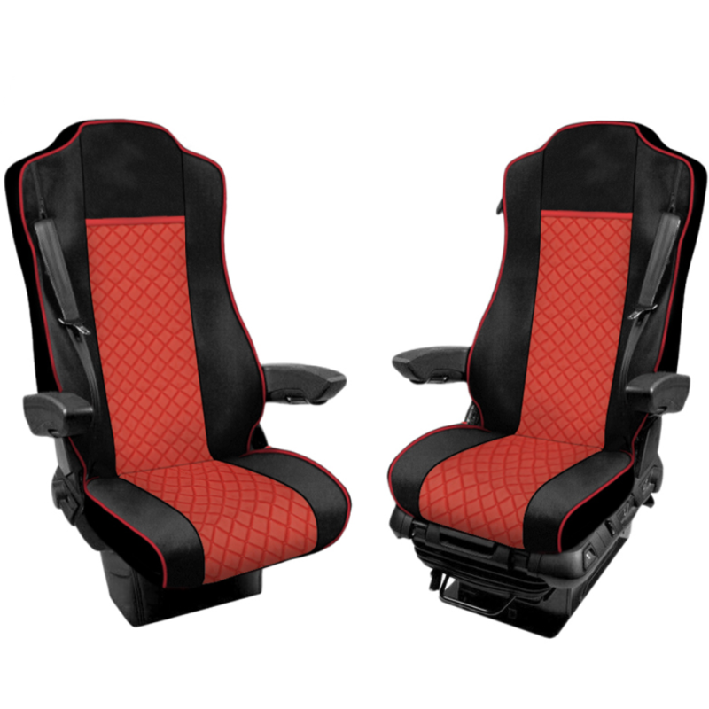 Тапицерия LKW,червена за камион Mercedes Actros Euro 6 2015-2021