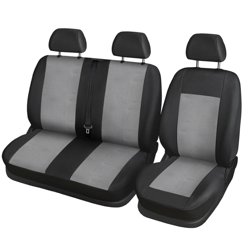 Тапицерия черно със сиво за бус Mercedes Sprinter 2+1 2018